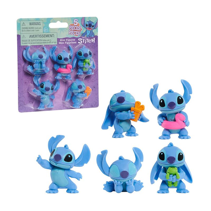 Stitch Pack de 5 Mini Figuras