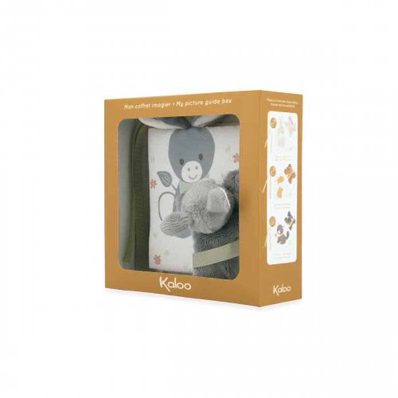 Kaloo Libro de Tela con Burro de Peluche - Imagen 4