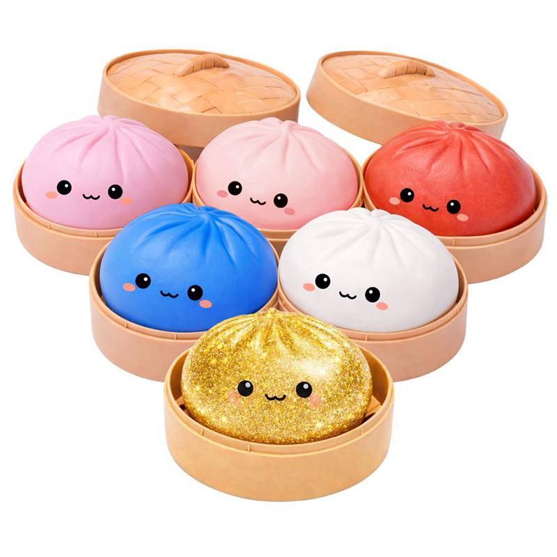 Lucky Bao Mystery Squishy Dumpling - Imagen 1