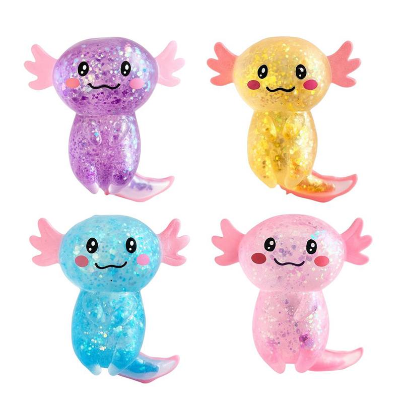 Squishy Ajolote Sparkly