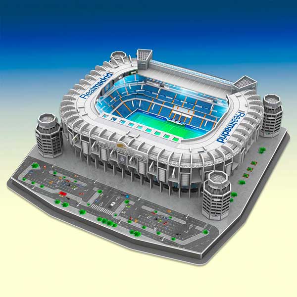 Puzzle 3D Santiago Bernabéu con LED - Imatge 1