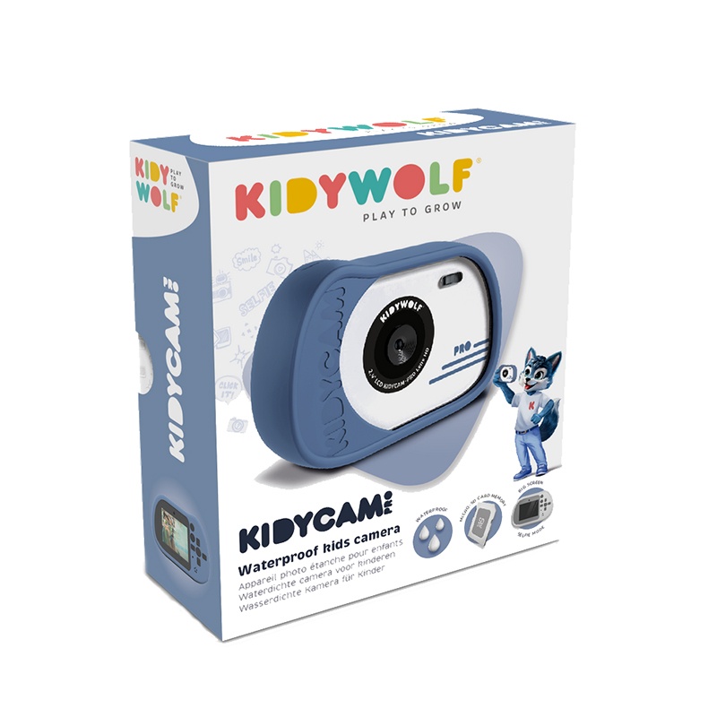 Kidycam Cámara de Fotos Kidywolf Azul