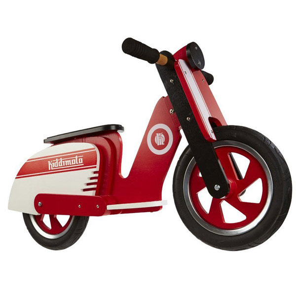 Motocicleta Madera Scooter Vespa Roja - Imatge 1