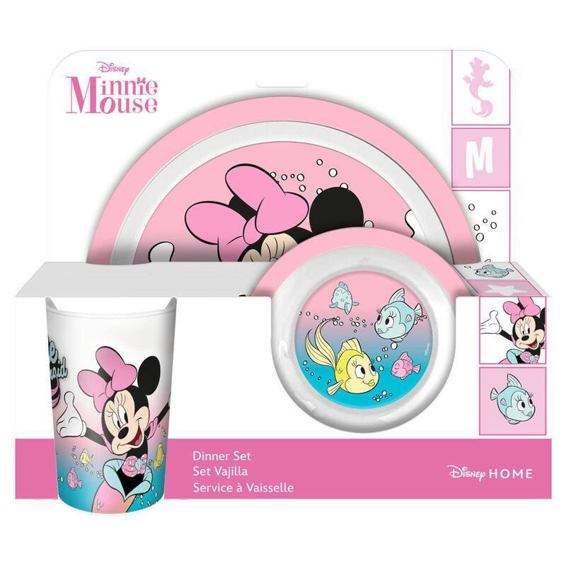 Minnie Mouse Vajilla infantil - Imagen 1