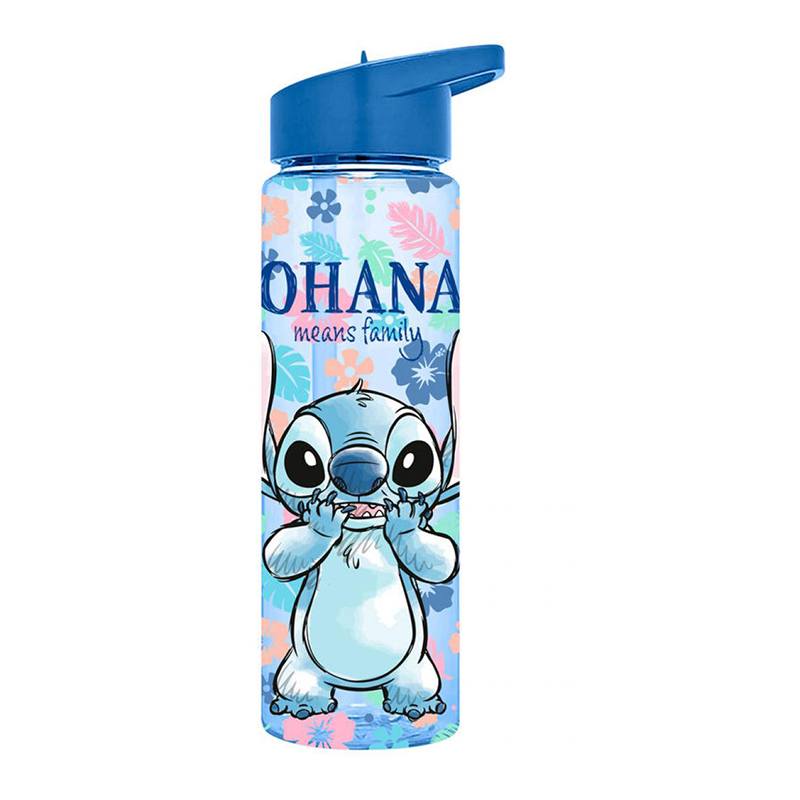 Stitch Cantimplora Transparente 600ml