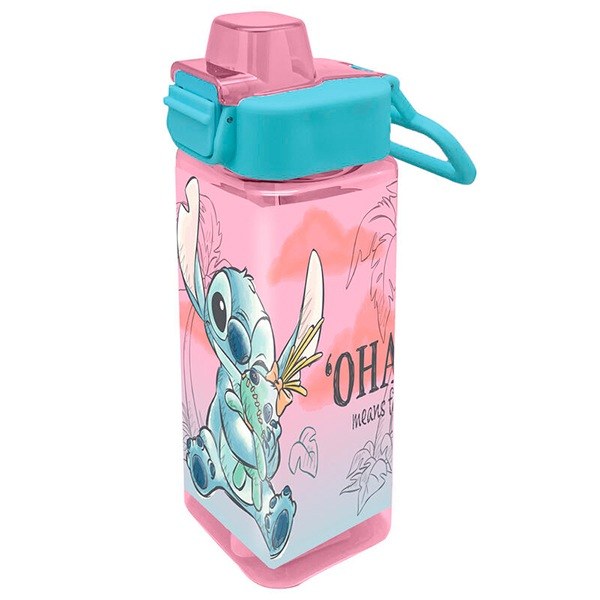 Stitch Cantimplora Cuadrada 500ml