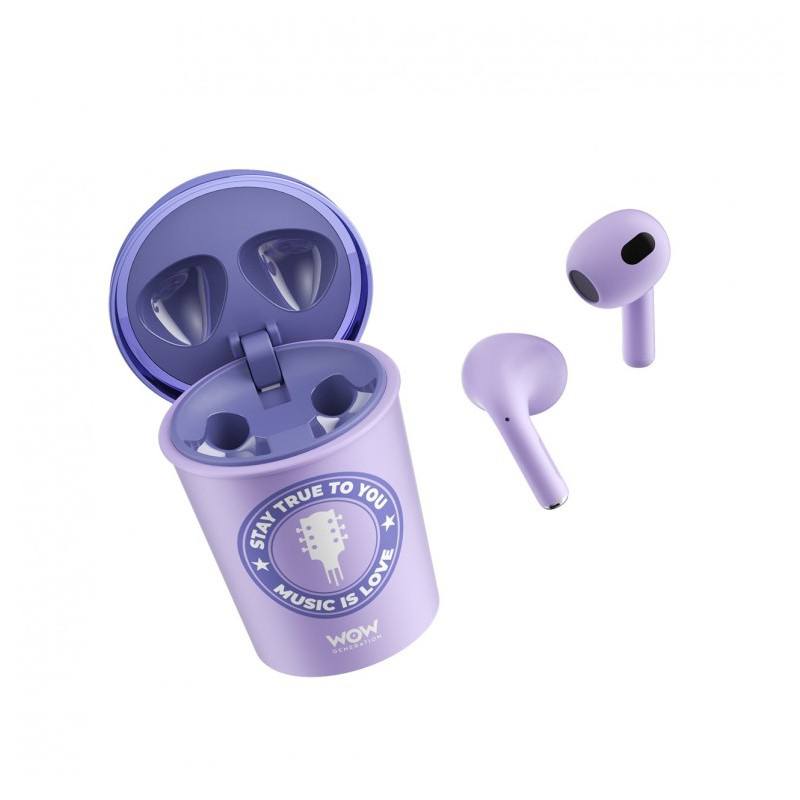 Wow Generation Auriculares Sem Fios Lilás - Imagem 1