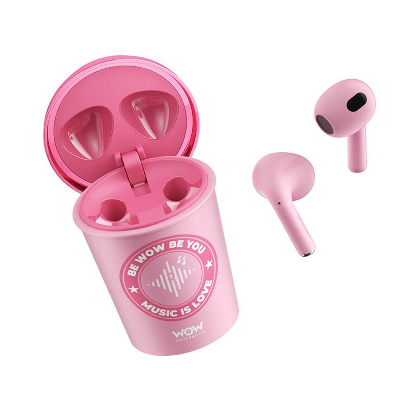Wow Generation Auriculares Sem Fios Rosas - Imagem 1