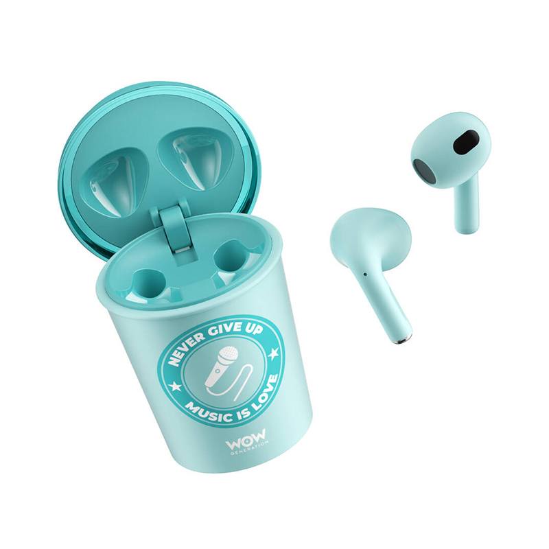 Wow Generation Auriculares Sem Fios Verdes - Imagem 1