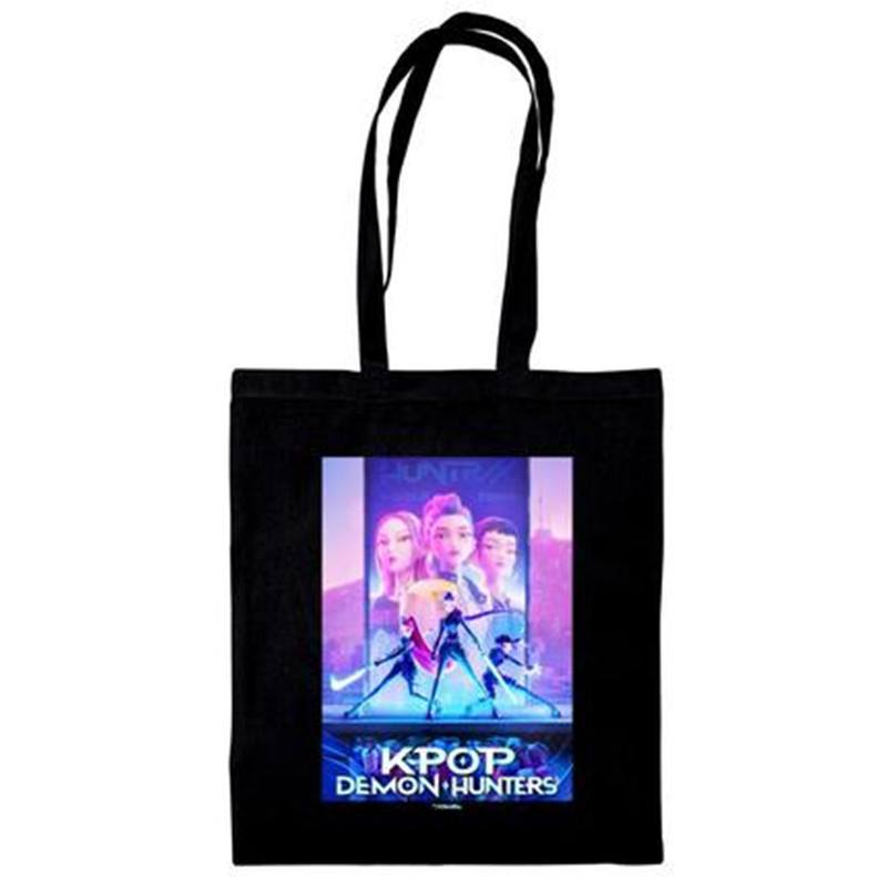 K-POP Demon Hunters - Bolso Totebag Negro