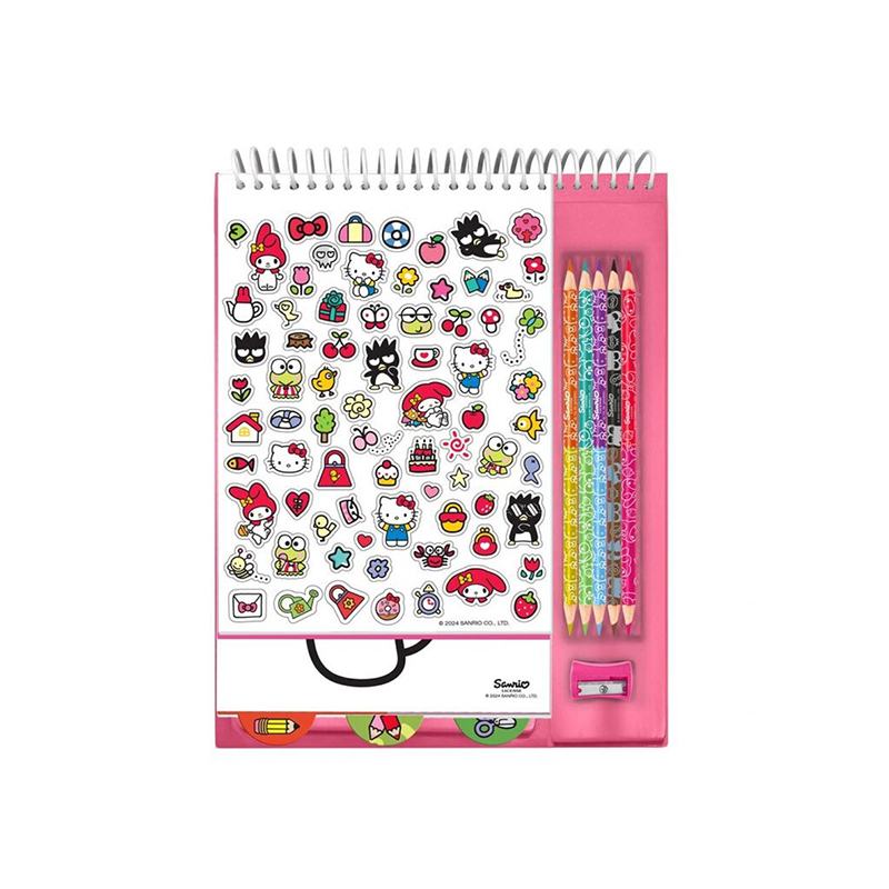 Hello Kitty Cuaderno de Dibujo Creativo con Colores - Imagen 2