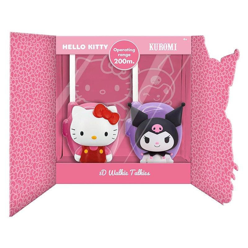Hello Kitty Walkie Talkie Infantil Kitty y Kuromi - Imagen 1
