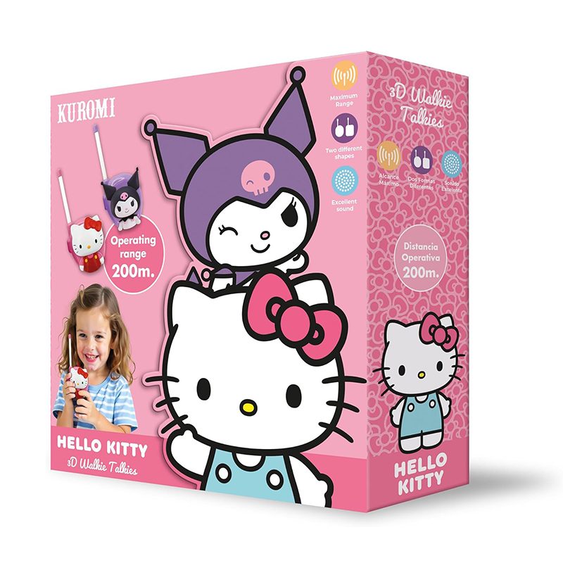 Hello Kitty Walkie Talkie Infantil Kitty y Kuromi - Imagen 2