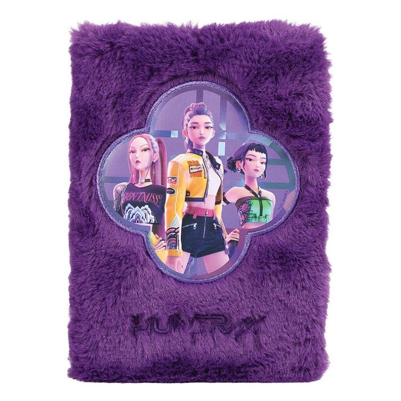 K-POP Demon Hunters Cuaderno A5 de Peluche