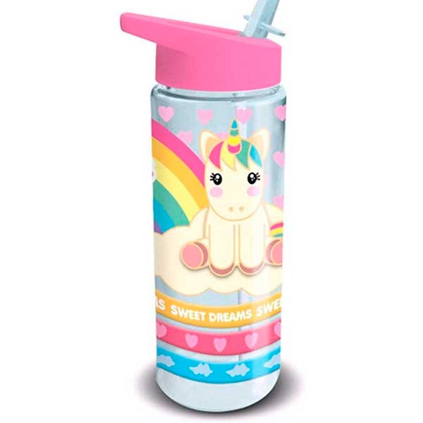 Ampolla de Plàstic Unicorn 500ml - Imatge 1