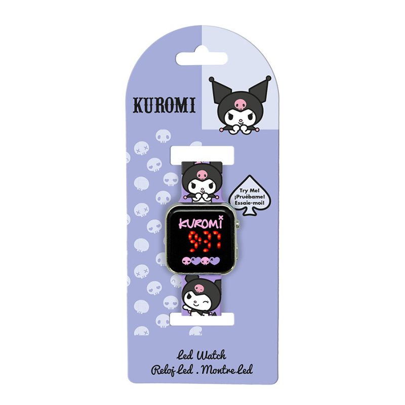 Hello Kitty Reloj Digital LED Kuromi - Imagen 1
