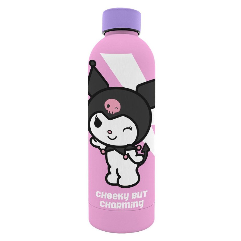 Hello Kitty Garrafa de Aço Inoxidável Kuromi 800 ml