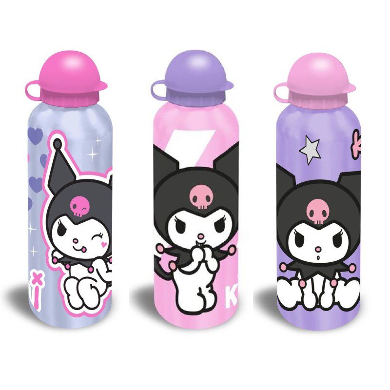 Hello Kitty Botella Aluminio Kuromi 500ml