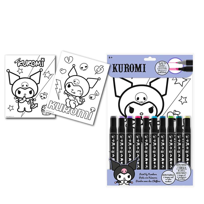 Kuromi Pinta con Números