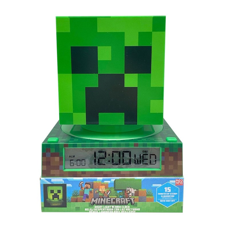 Minecraft Rellotge Despertador 3D
