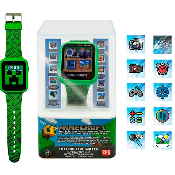 Minecraft Relógio Infantil inteligente Smartwatch - Imagem 1