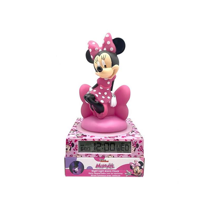 Minnie Lámpara 3D con Despertador