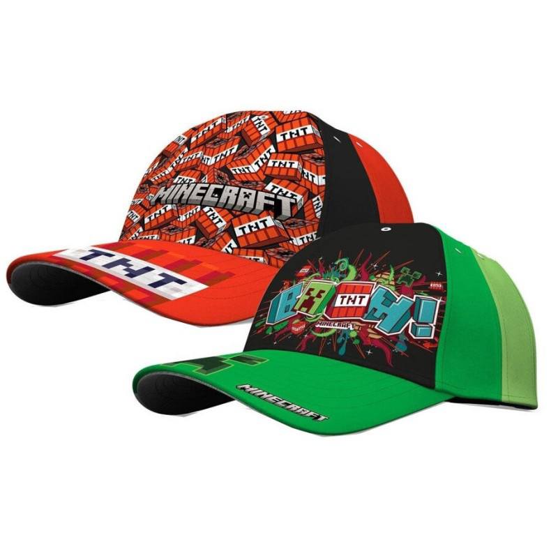 Minecraft Gorra de Algodón