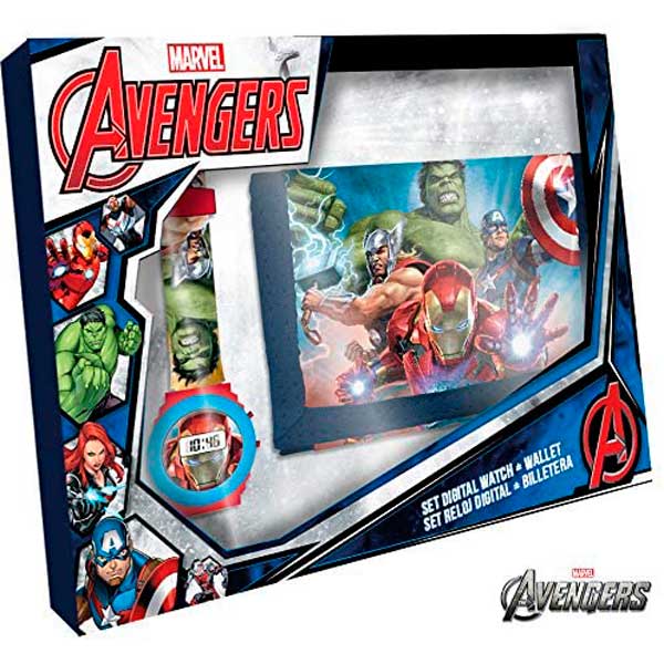 Avengers Rellotge Digital i Cartera - Imatge 1