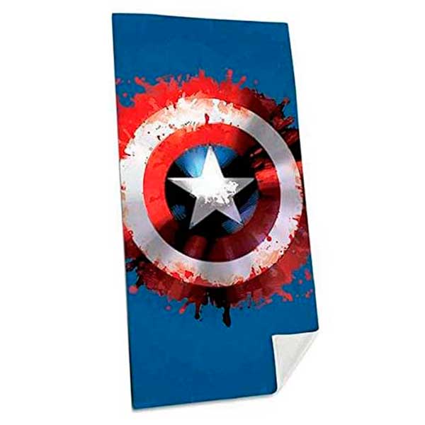 Os Vingadores Toalha Capitão América Marvel 75X150cm - Imagem 1