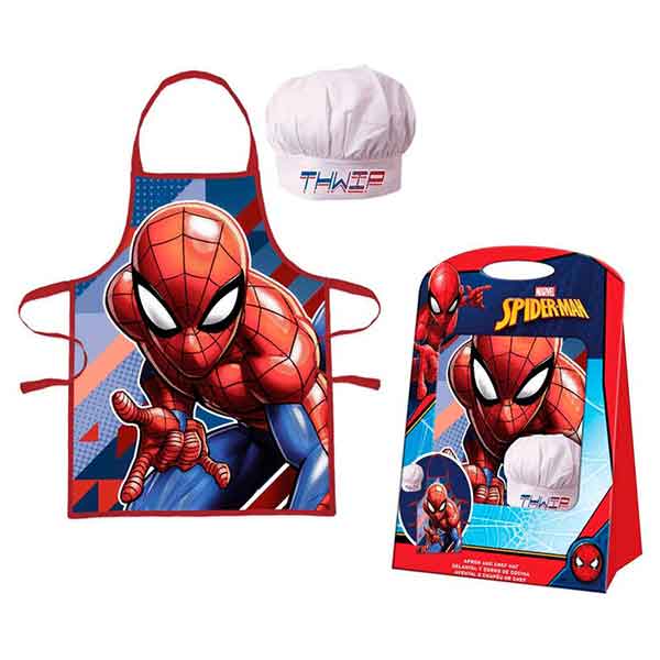 Spideman Set Delantal