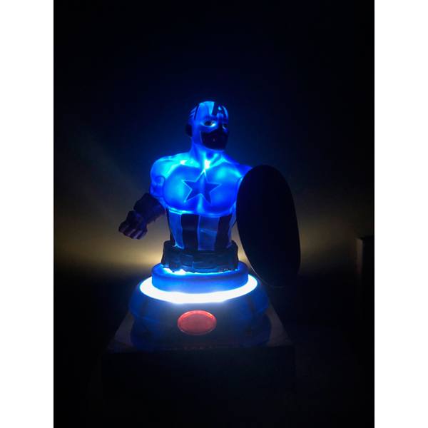 Marvel Lámpara 3D Noche Capitán América - Imagen 2
