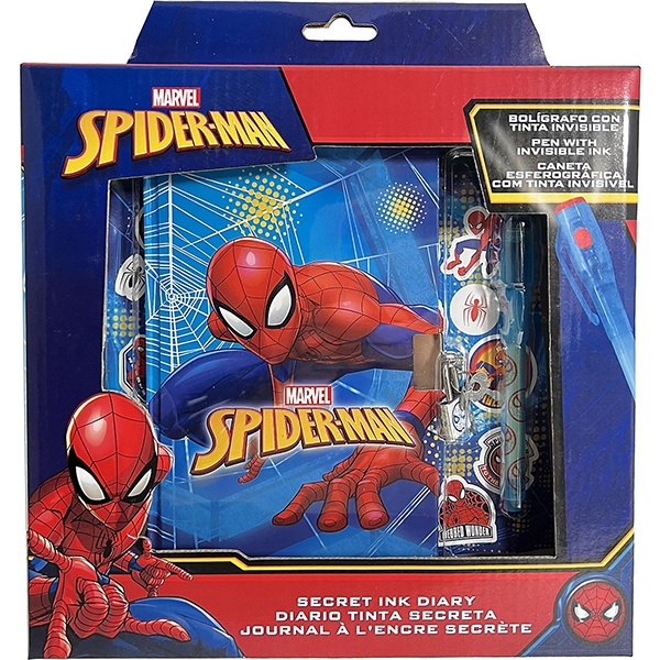 Spiderman Diario con Bolígrafo Mágico - Imagen 1