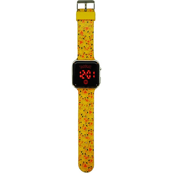 Reloj Infantil LED Pokémon Correa Amarilla - Imagen 2