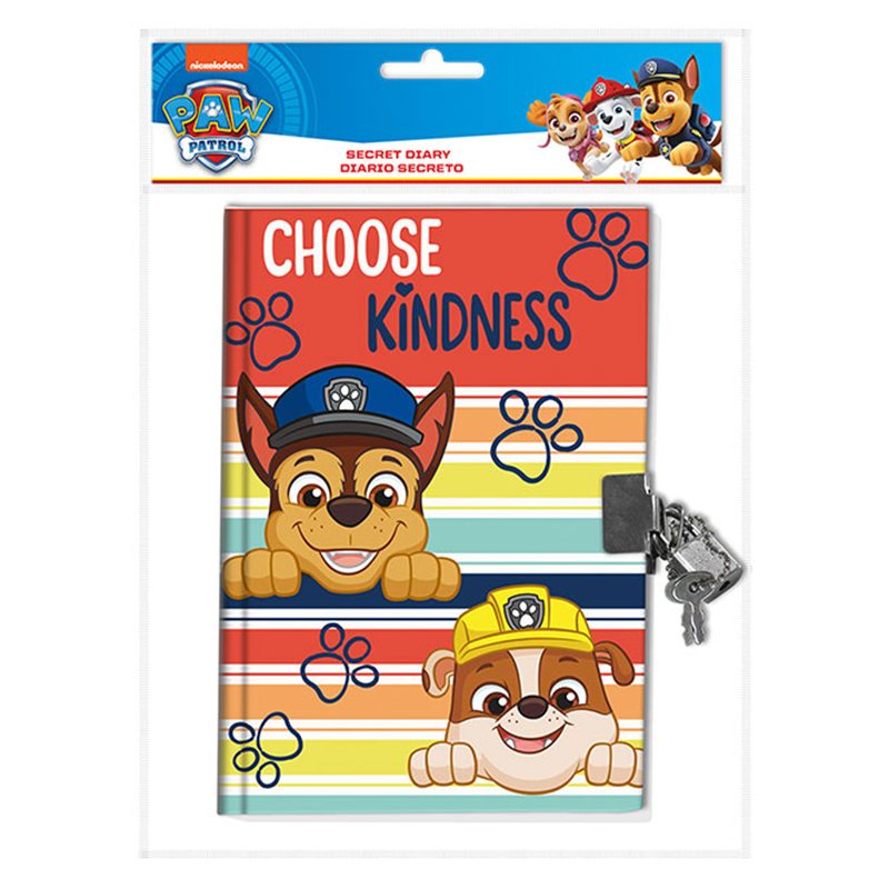 Paw Patrol Diario con Candado