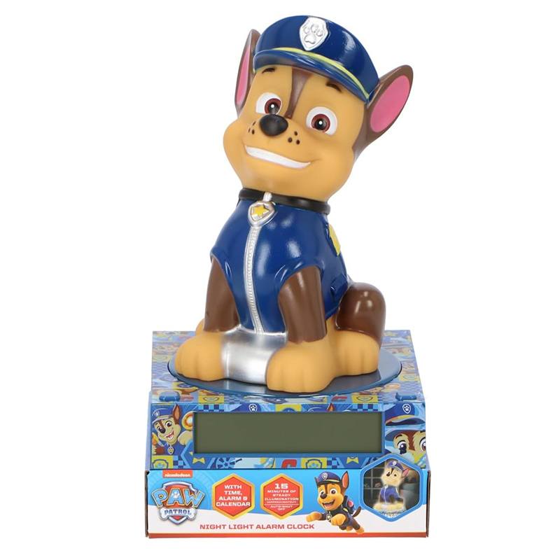 Paw Patrol Lámpara 3D con Despertador 