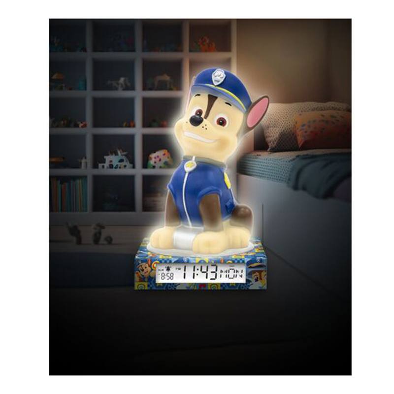 Paw Patrol Lámpara 3D con Despertador - Imagen 2