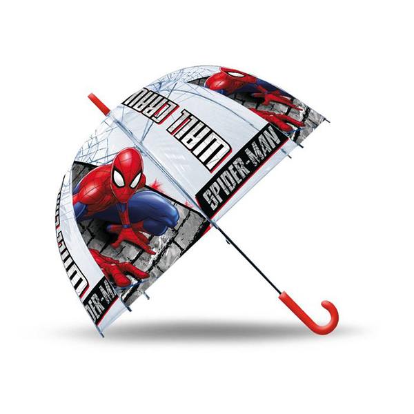 Spiderman Paraigua Transparent 46cm - Imatge 1