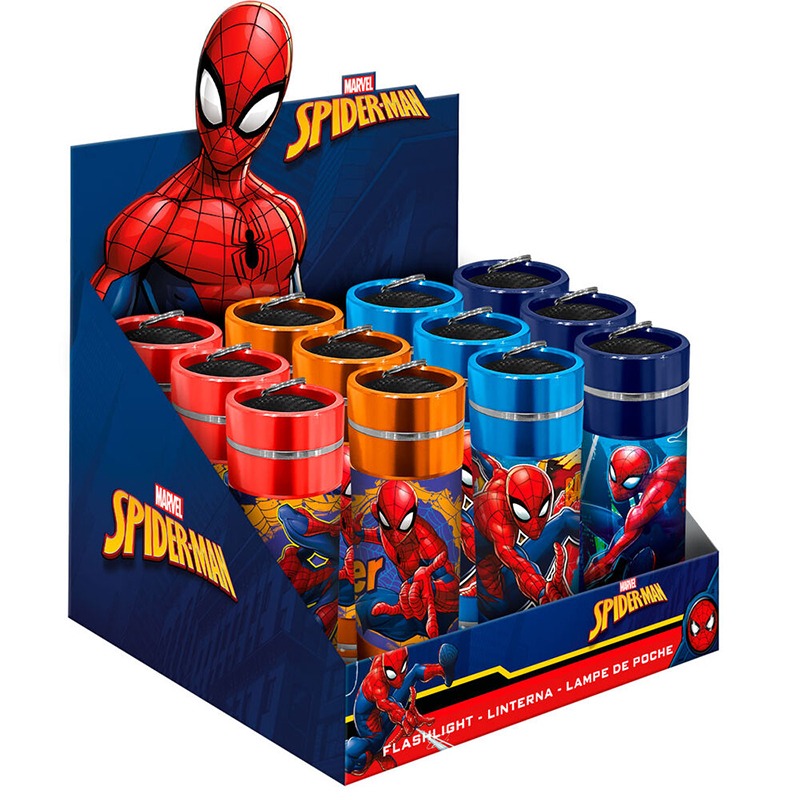 Spiderman Linterna LED de Aluminio - Imagen 