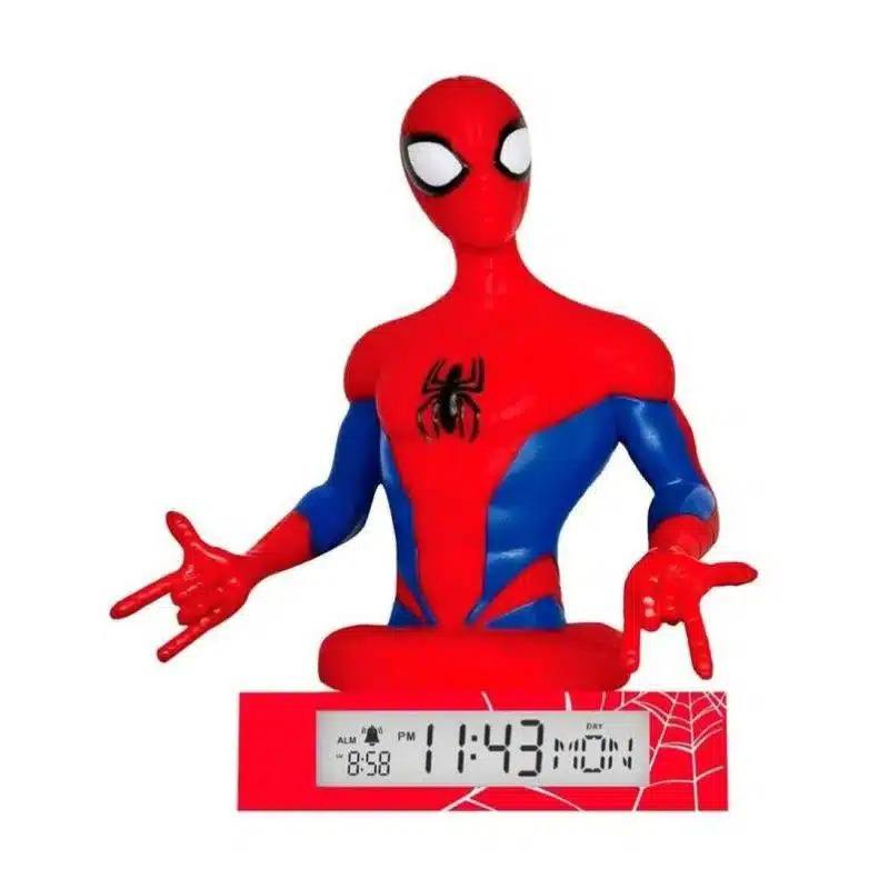 Spiderman Lámpara Despertador 3D