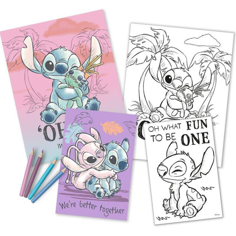 Stitch Set para Colorear - Imagen 1