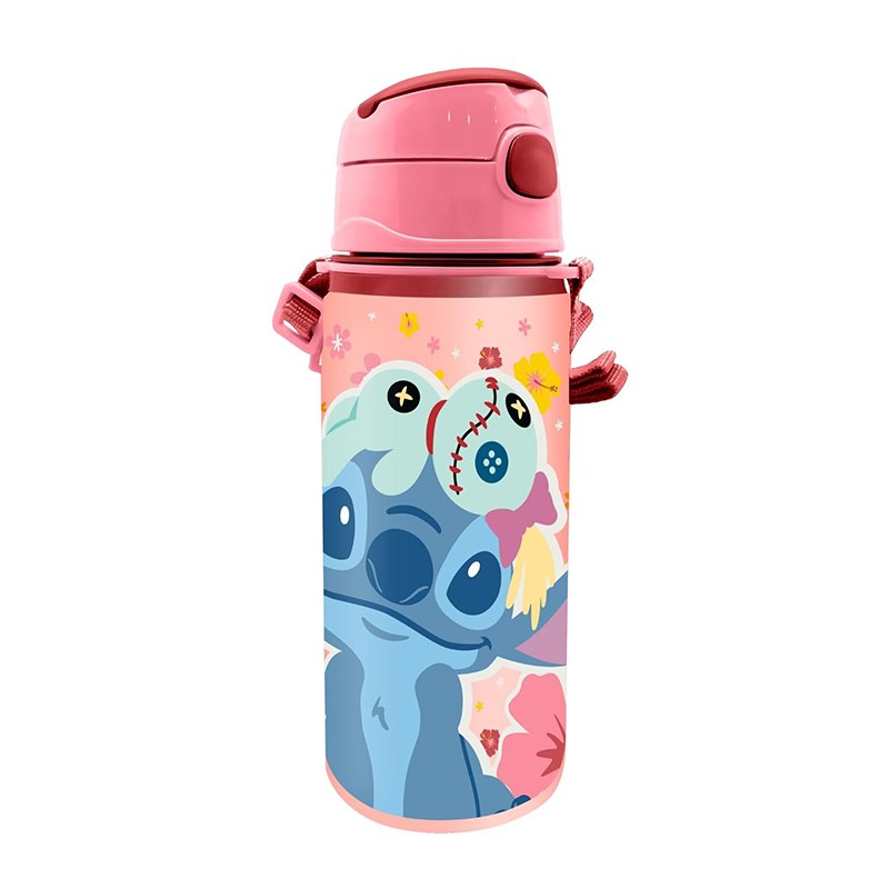 Stitch Cantimplora de Aluminio con Asa 600ml
