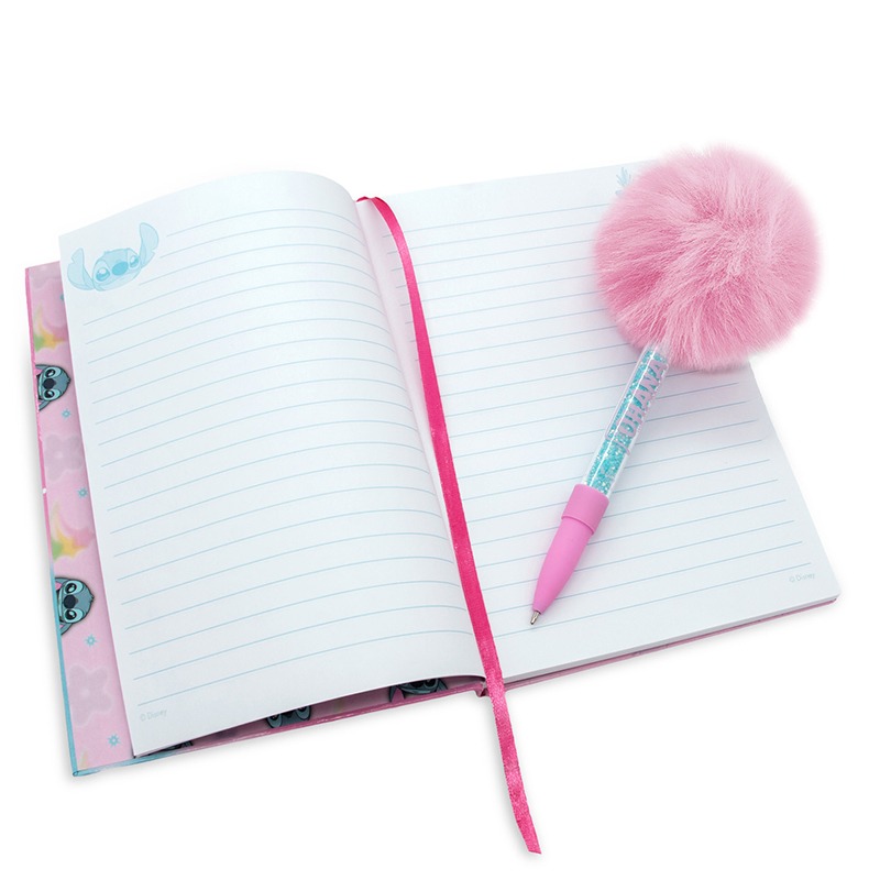 Stitch Cuaderno Squishy con Bolígrafo - Imagen 3