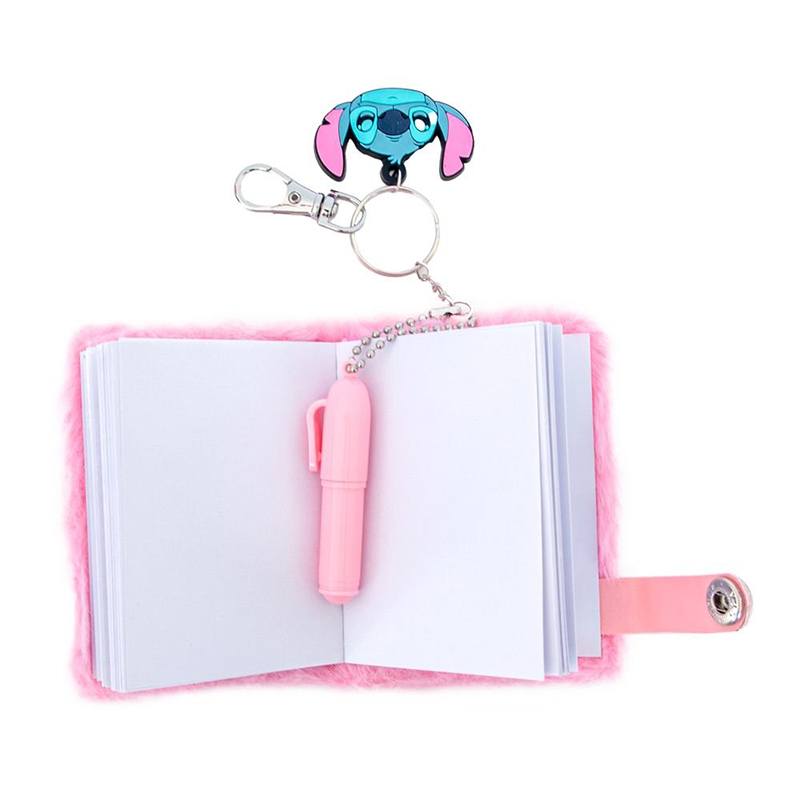Stitch Cuaderno de Peluche con Llavero - Imagen 1