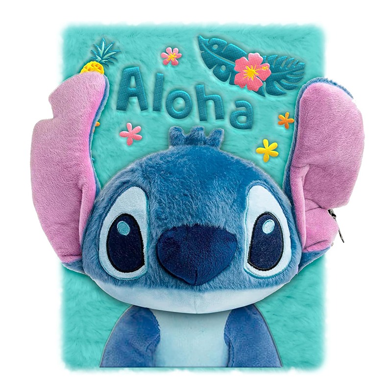 Stitch Libreta Peluche