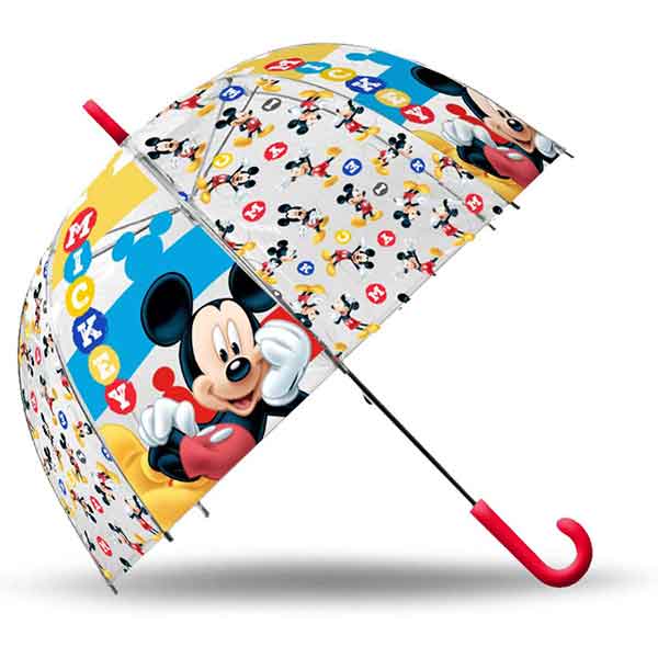 Paraigües Transparent Campana Mickey - Imatge 1