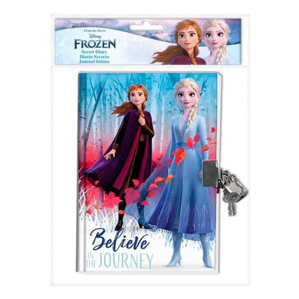 Frozen Diário com Cadeado - Imagem 1
