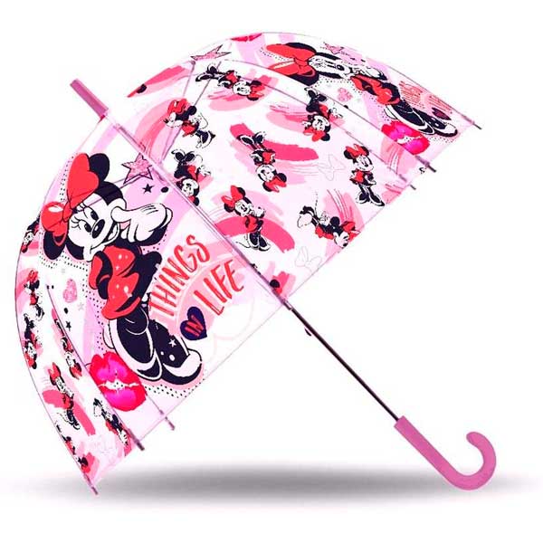 Minnie Paraigües Transparent 45cm - Imatge 1