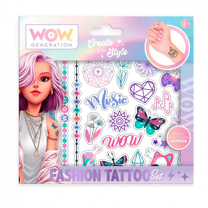 Wow Generation Set 50 Tatuajes - Imagen 1