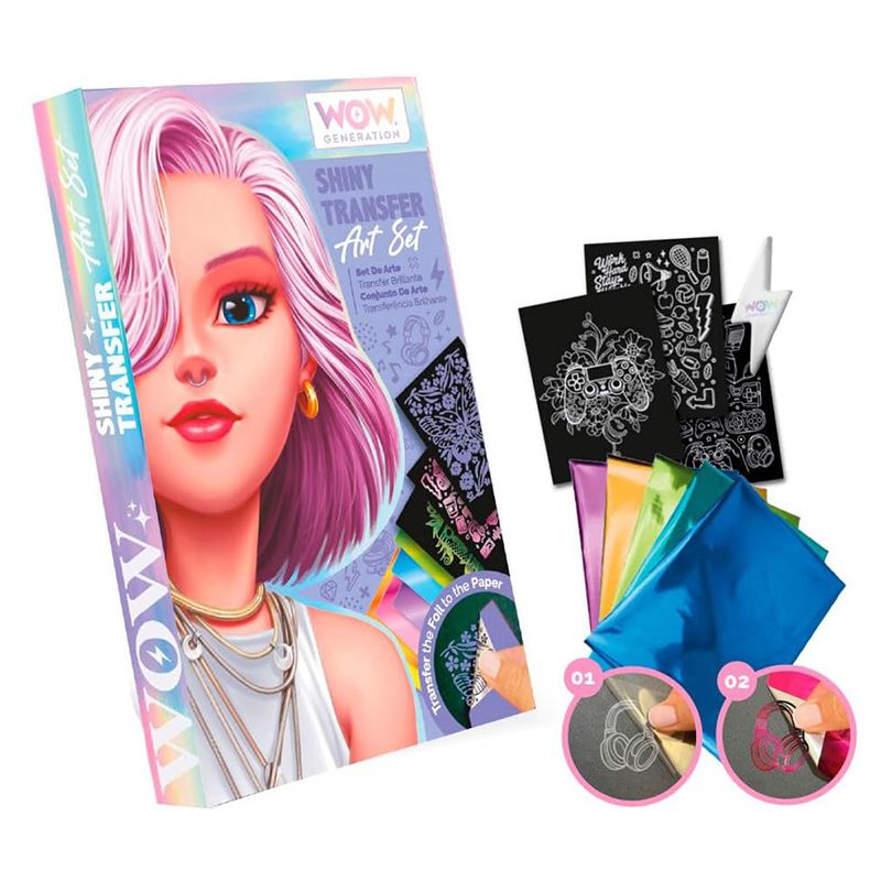 Wow Generation Set Artístico Shiny Transfer - Imagem 1