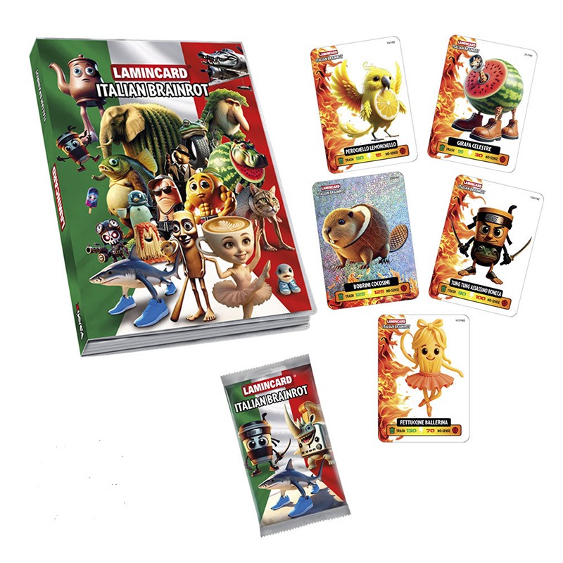 Italian Brainrod Álbum Premium con Cartas